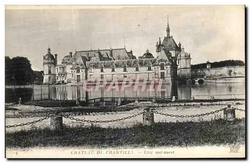 Ansichtskarte AK Chateau De Chantilly Cote Sud Ouest