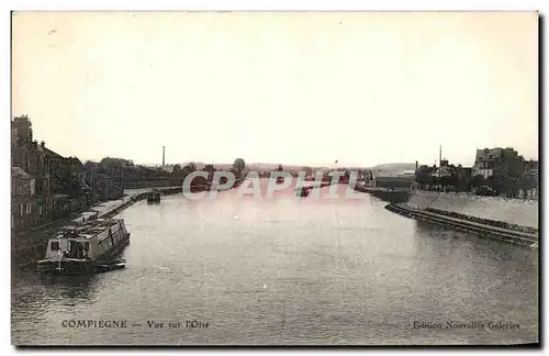 Cartes postales Compiegne Vue sur l Oise