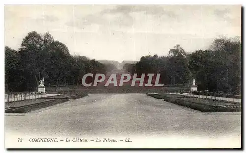 Cartes postales Compiegne Le Chateau La Pelouse