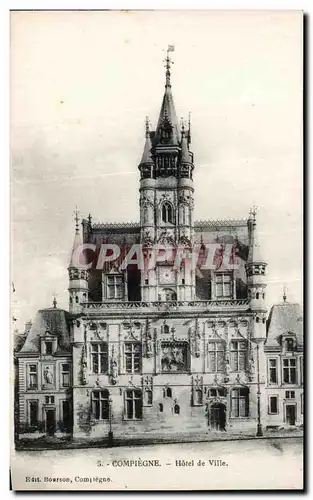 Cartes postales Compiegne Hotel de Ville