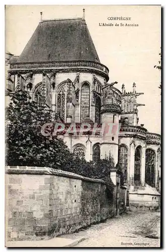 Cartes postales Compiegne L Abside de St Antoine