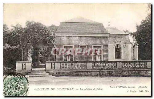 Cartes postales Chateau De Chantilly La Maison de Silvie