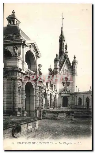 Cartes postales Chateau de Chantilly La Chapelle