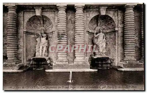 Cartes postales Chantilly Decoration du Grand Degre a Acis et Galathee par Hardy