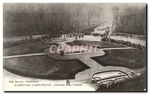 Ansichtskarte AK Foret De Compiegne Clairiere de la Victoire Militaria