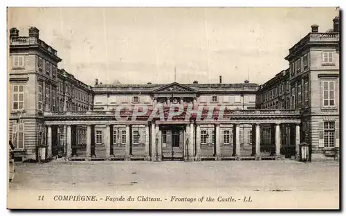 Cartes postales Compiegne Facade du Chateau