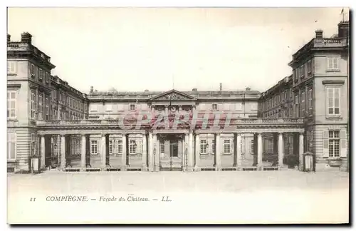 Cartes postales Compiegne Facade du Chateau