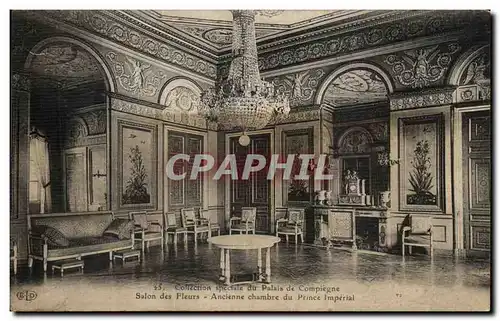 Ansichtskarte AK Collection Speciale du Palais de Compiegne Salon des Fleurs Ancienne Chmbre du Prince Imperial