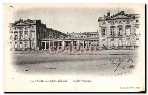 Ansichtskarte AK Chateau De Compiegne Facade Principale