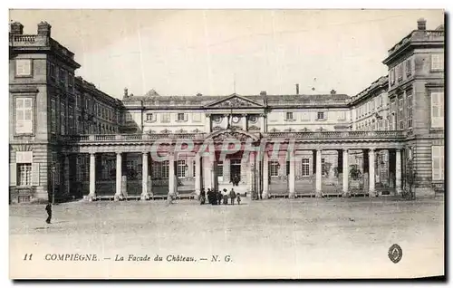 Cartes postales Compiegne La Facade du Chateau