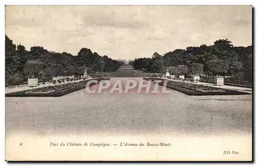 Ansichtskarte AK Parc du Chateau de Compiegne L Avenue des Beaux Monts