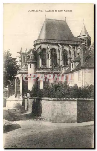 Cartes postales Compiegne L Abside de Saint Antoine