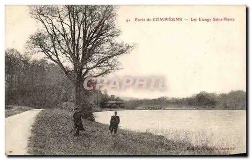 Ansichtskarte AK Foret de Compiegne Les Etangs St Pierre