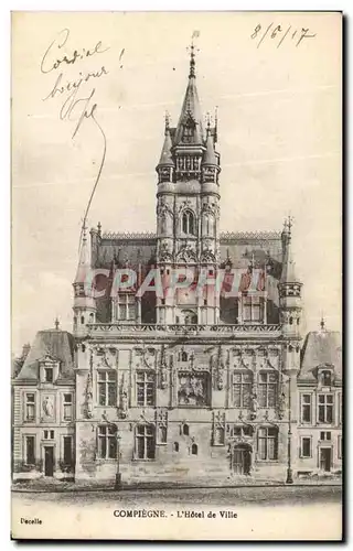 Cartes postales Compiegne L Hotel de Ville