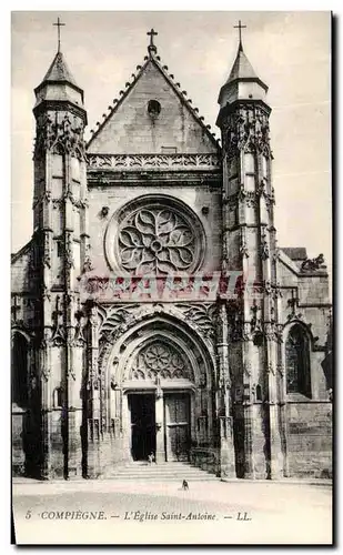 Ansichtskarte AK Compiegne L Eglise Saint Antoine