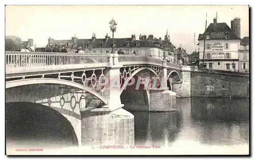 Ansichtskarte AK Compiegne Le Nouveau Pont