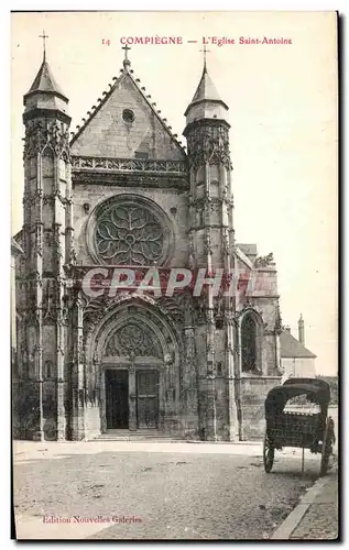 Ansichtskarte AK Compiegne L Eglise Saint Antoine