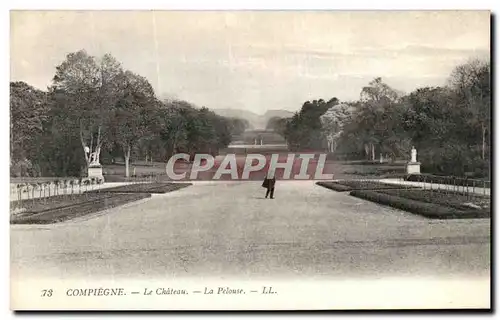 Cartes postales Compiegne Le Chateau La Pelouse