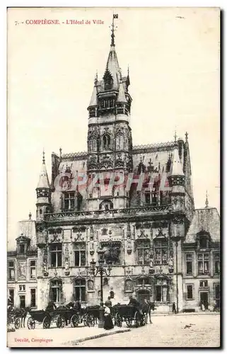 Cartes postales Compiegne L Hotel de Ville