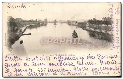 Cartes postales Compiegne L Oise Bateau