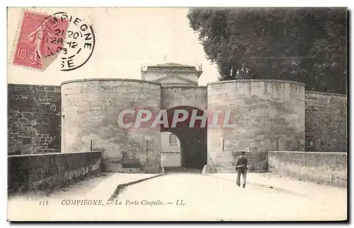 Cartes postales Compiegne La Porte Chapelle