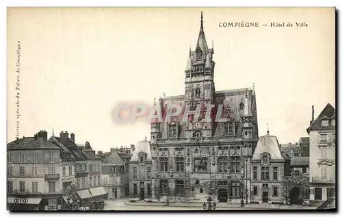 Cartes postales Compiegne Hotel de Ville