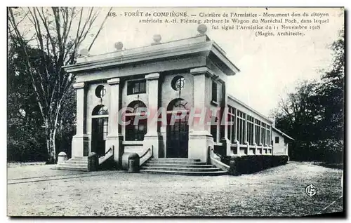 Ansichtskarte AK Foret de Compiegne Clairiere de l armistice Militaria