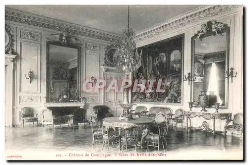 Cartes postales Chateau de Compiegne Salon de Marie Antoinette