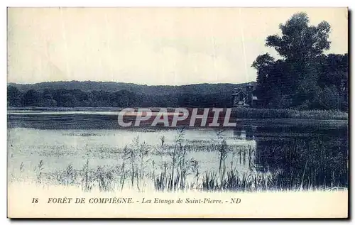 Ansichtskarte AK Foret de Compiegne Les etangs de Saint Pierre