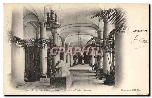 Ansichtskarte AK Chateau de Compiegne Le vestibule d honneur