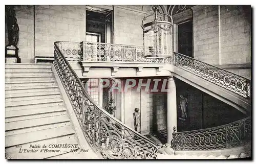 Cartes postales Palais de Compiegne L escalier d honneur