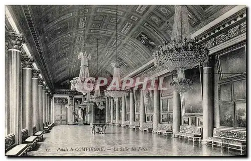 Cartes postales Compiegne Palais La salle des fetes