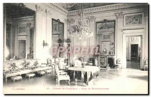 Ansichtskarte AK Chateau de Compiegne Salon de Marie Antoinette