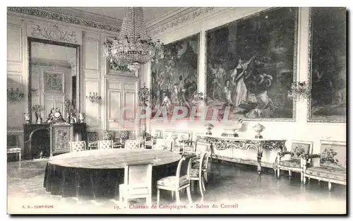 Ansichtskarte AK Chateau de Compiegne Salon de repos