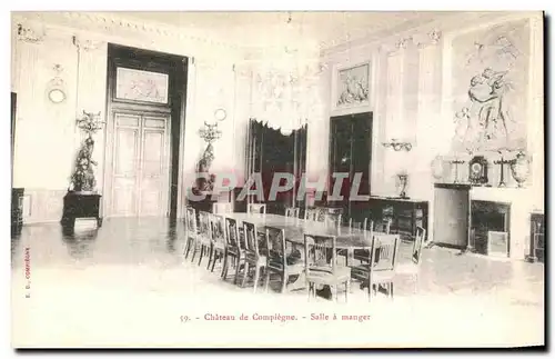 Ansichtskarte AK Chateau de Compiegne Salle a manger