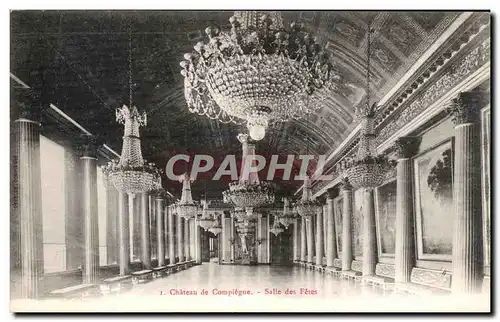 Ansichtskarte AK Chateau de Compiegne Salle des Fetes