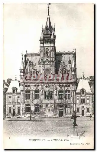 Cartes postales Compiegne L Hotel de Ville