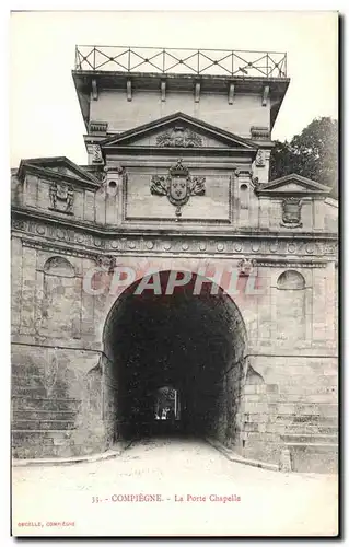 Cartes postales Compiegne La Porte Chapelle