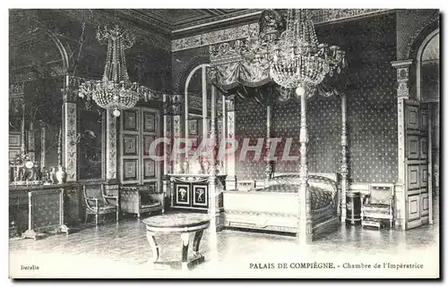 Ansichtskarte AK Palais de Compiegne Chambre de l Imperatrice