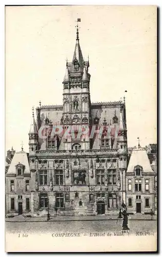 Cartes postales Compiegne Hotel de Ville