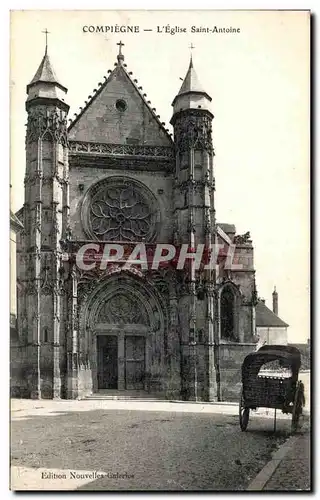 Ansichtskarte AK Compiegne L Eglise Saint Antoine