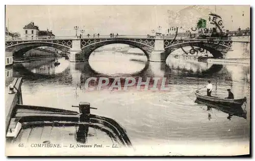 Cartes postales Compiegne Le Nouveau Pont