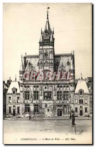 Cartes postales Compiegne L Hotel de Ville