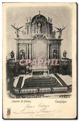 Ansichtskarte AK Compiegne Chapelle St Nicolas