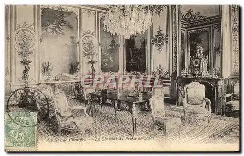 Cartes postales Chateau De Chantilly La Chambre du Prince de Conde