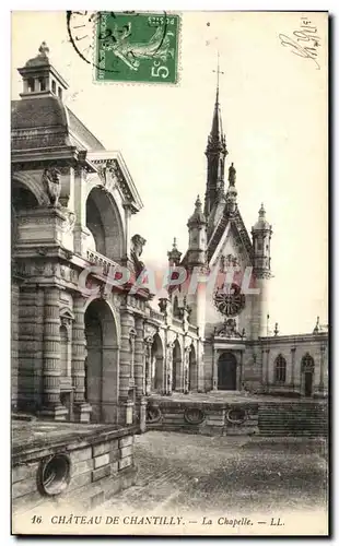 Cartes postales Chateau De Chantilly La Chapelle