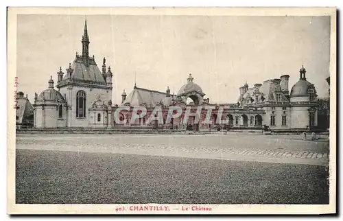 Cartes postales Chantilly Chateau