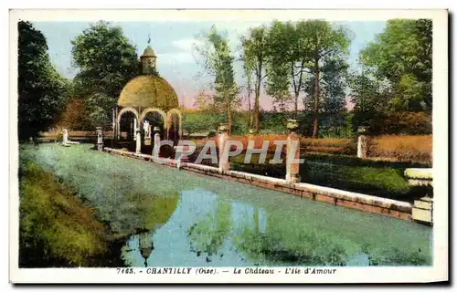 Cartes postales Chantilly Le Chateau L lie d Amour