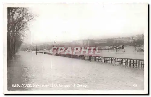 Cartes postales Paris Inondation Le Quai d Orsay