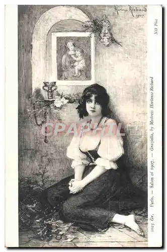 Ansichtskarte AK Salon 1907 Graziella Mistress Hortense Richard